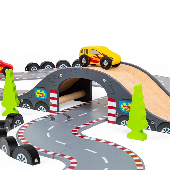 Bigjigs Rail Lesena proga dirkalni dan