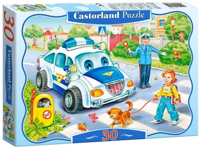 Sestavljanka Pot v šolo za otroke