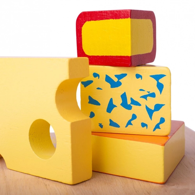 Bigjigs Toys leseni sirni set na deski