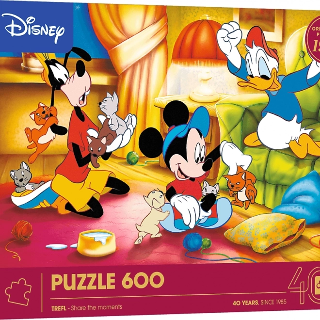Trefl Puzzle Disney: Mikki Miška in prijatelji 600 kosov