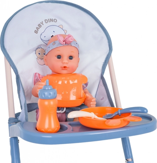 Stabilen hranilni stolček z dodatki