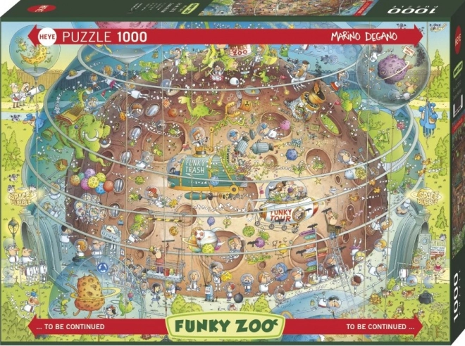 Sestavljanka Noro ZOO: Vesoljski paviljon