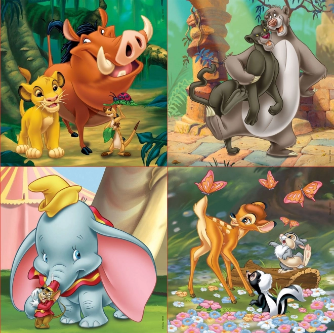 Educa sestavljanka Disney pravljice 4v1