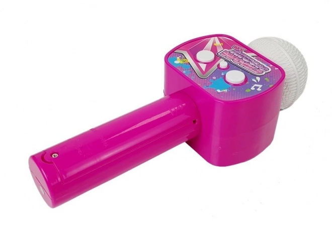 Otroški karaoke mikrofon bluetooth roza