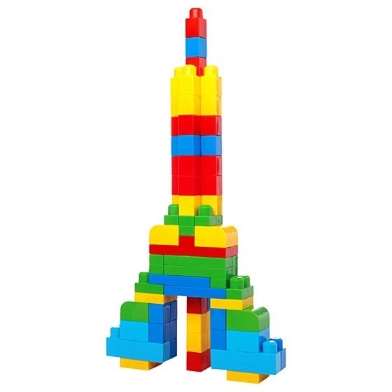Mega Bloks Prvi Graditelji Kocke v Plastični Vrečki 60 kosov