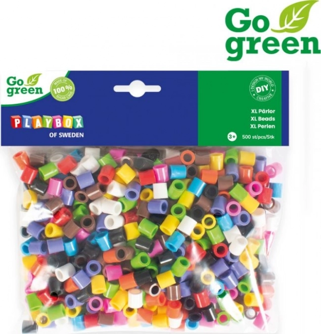 PLAYBOX Likalne perlice Go Green XL 500 kos