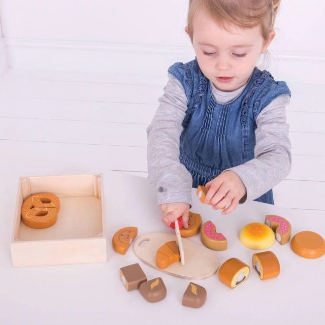 Bigjigs Toys Kruhci pecivo v škatli