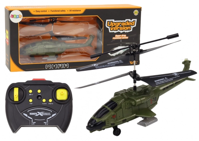Vojaški RC helikopter z giroskopom