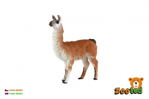 Lama alpaka zooted plast 12cm v vrečki