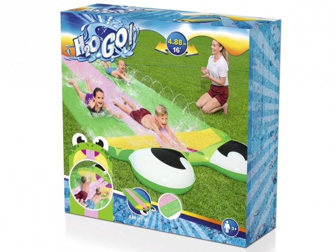 Bestway trojna vodna tobogan H2O GO! 488 cm žaba