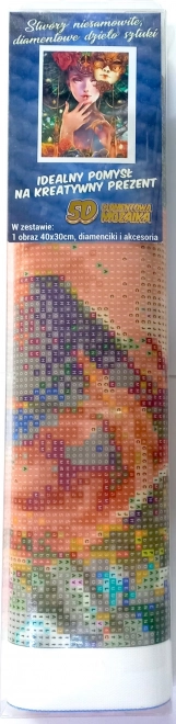 Norimpex diamantno slikanje karnevalska maska 30x40 cm