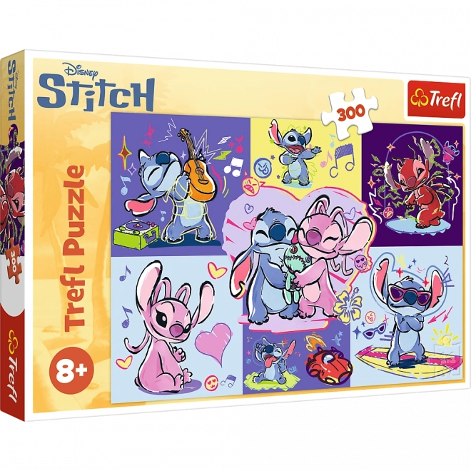 Sestavljanka 300 kosov – Disney Lilo & Stitch: Ponoreli Stitch