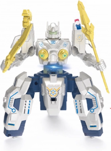 Policijski RC robot z dimnim učinkom 19 cm