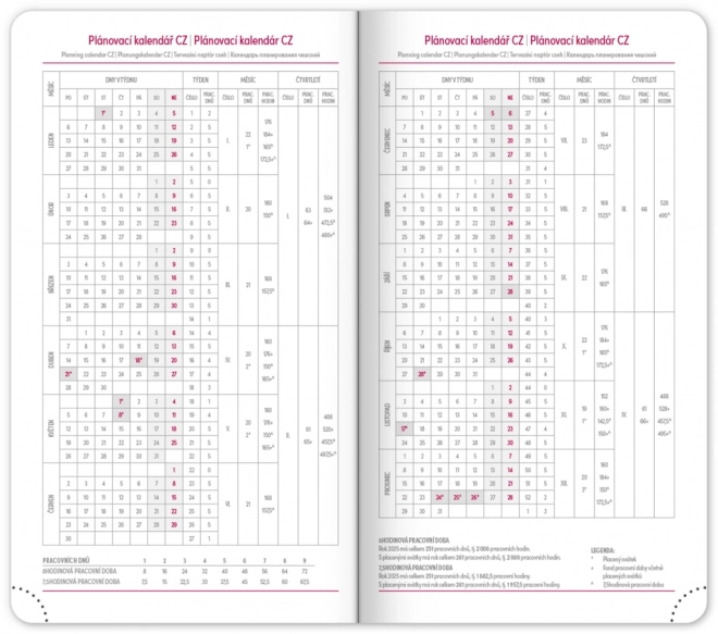 Žepni dnevnik Aprint Neo 2025, moder, 9 × 15,5 cm