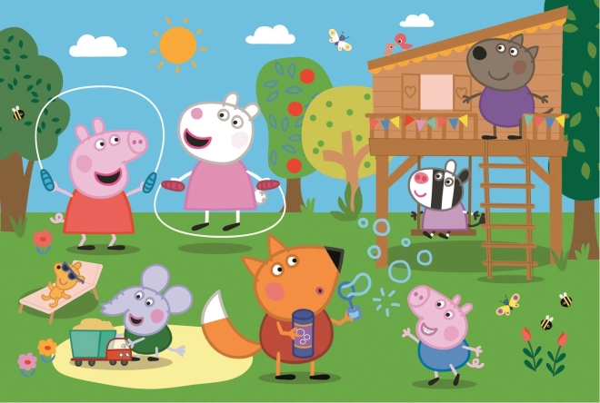Puzzle Trefl Pujsa Peppa 24 Maxi Zabava na travniku