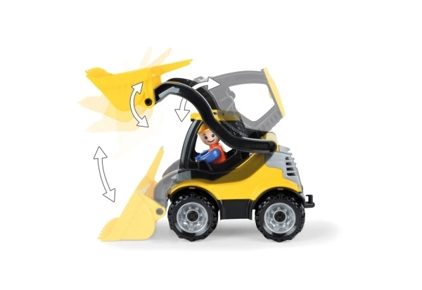 Auto Truckies nakladač plast 20cm s figurico v škatli 24m+