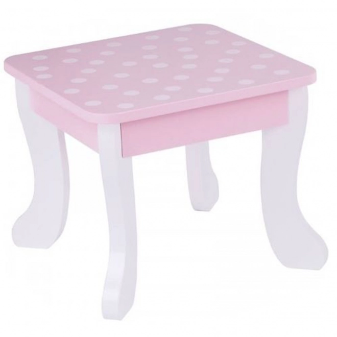 Lesena toaletna mizica s stolčkom od Tooky Toy