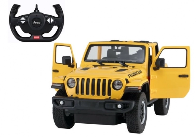 Avto R/C Jeep Wrangler Rubicon 1:14 Rastar – Rumena