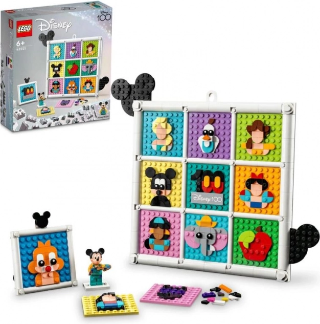 LEGO Disney – 100 let ikoničnih animacij stenska kolažna zbirka