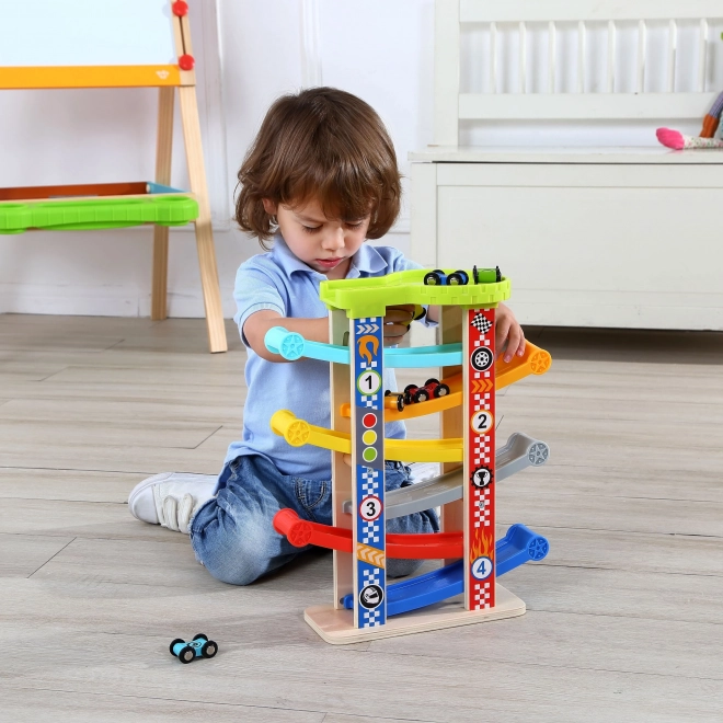 Tooky Toy Barvita tobogan za avtomobile