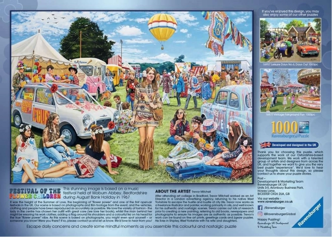 Ravensburger Sestavljanka Festival Cvetočih Otrok 1000 delov