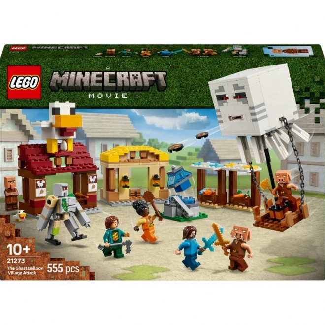 LEGO Minecraft 21273 Napad balonastega Ghasta na vas