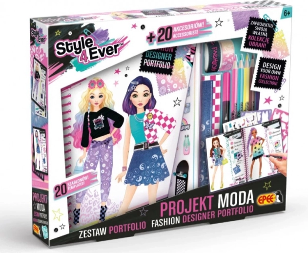 Modni projekt Portfolio Kreativni komplet