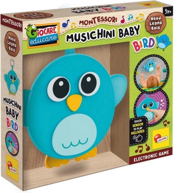Montessori igrača Glasbeni ptiček