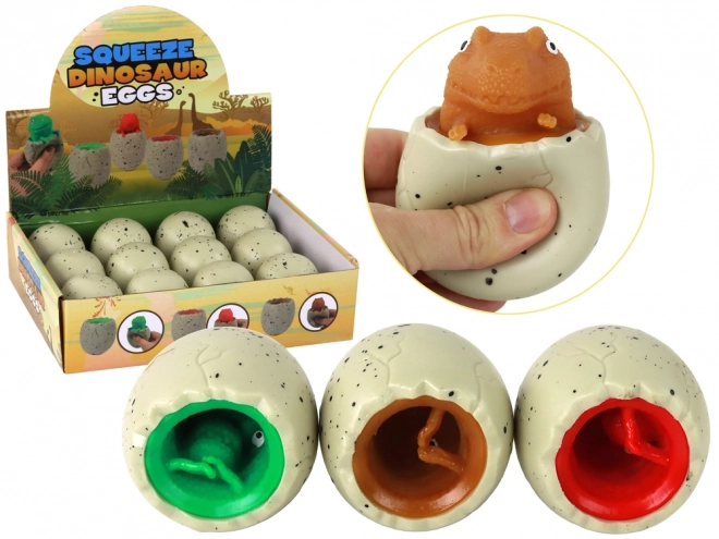 Antistresna igrača Dinozaver v jajcu Squishy squishy