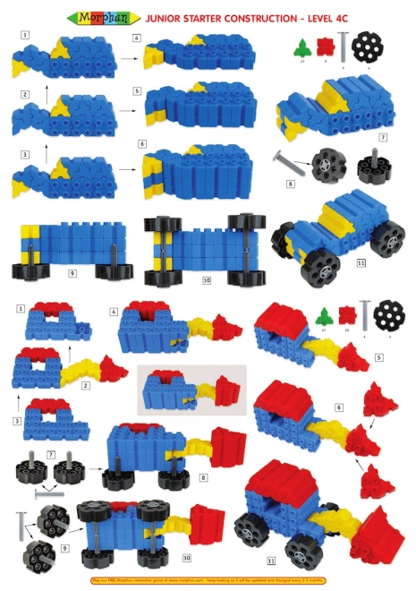 Morphun Starter 600 kos. gradbeni set za otroke