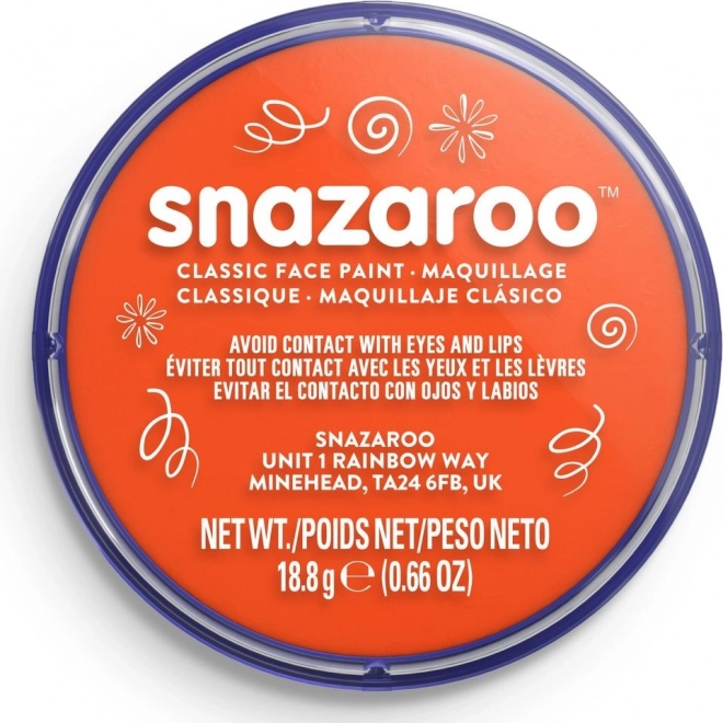 Snazaroo barva za obraz temno oranžna 18ml
