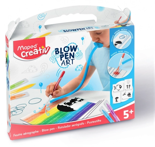 Set pisal s pihanjem Maped String'Art Blowpen