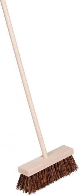 GOKI Otroška metla s naravnimi ščetinami 97cm