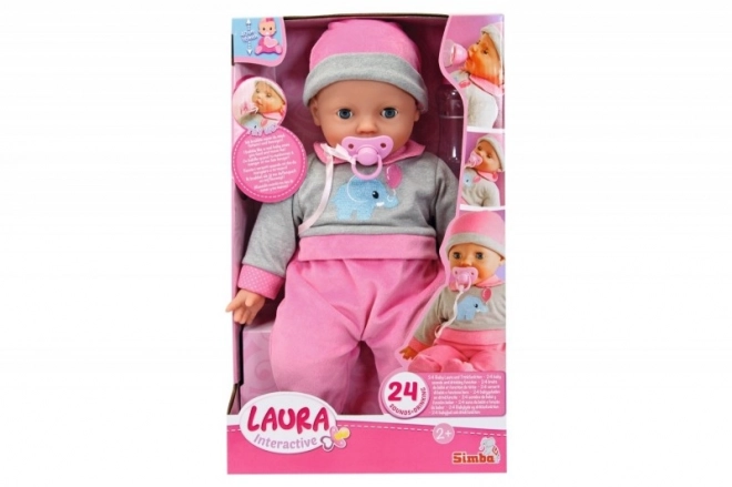Interaktivna punčka Laura 40 cm