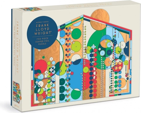 folijski oblikovani puzzle Frank Lloyd Wright – Midway Mural, 750 koščkov
