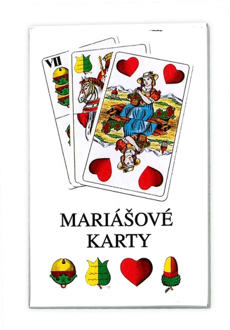 Karte mariasha z dvema glavama v papirnati škatlici