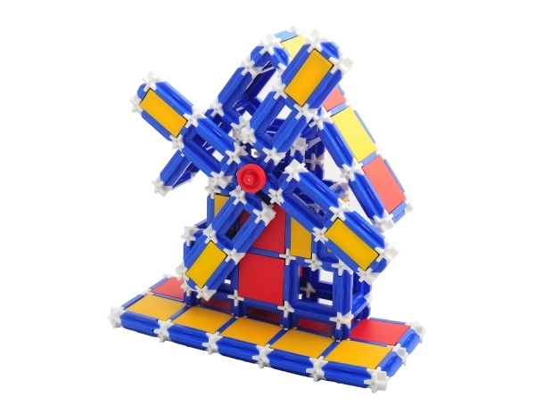 Gradbeni set SEVA 5 Jumbo plast 1064ks v plastični škatli 40x19x27cm