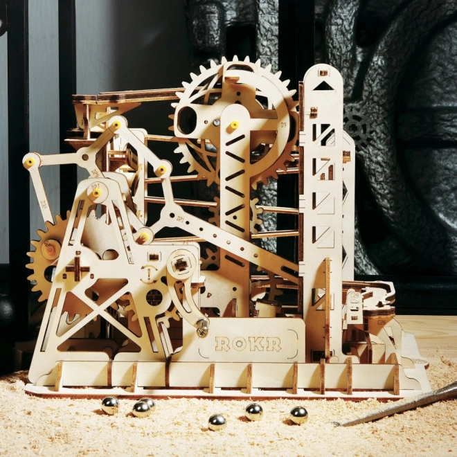 Kroglična steza Marble Explorer - 3D lesena sestavljanka