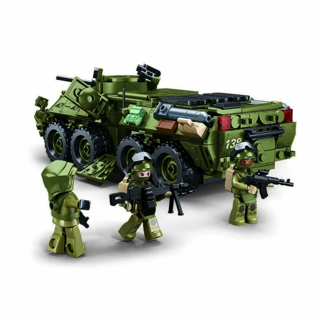 Komplet tank BTR-80AS IFV od Sluban v merilu 1:35