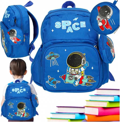 Otroški nahrbtnik astronavt za predšolske otroke 30x14x23 cm
