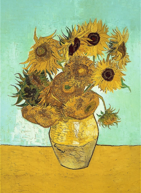 TrefL leseni puzzle Vincent van Gogh - Sončnice