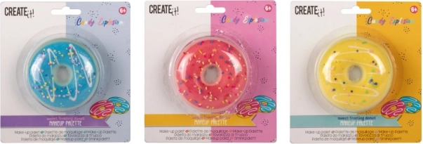 Make-up set DONUT CANDY z očesnimi senčili in lip glossom