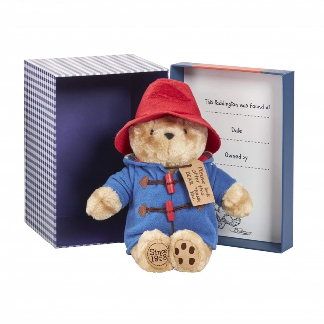 Plišasti medvedek Paddington v darilni škatli