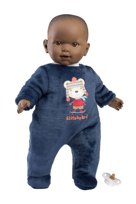 Llorens Baby Zareb realistična punčka dojenček 42 cm z mehkim telesom