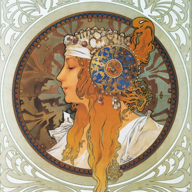 Koledarski dnevnik Alfons Mucha 2026