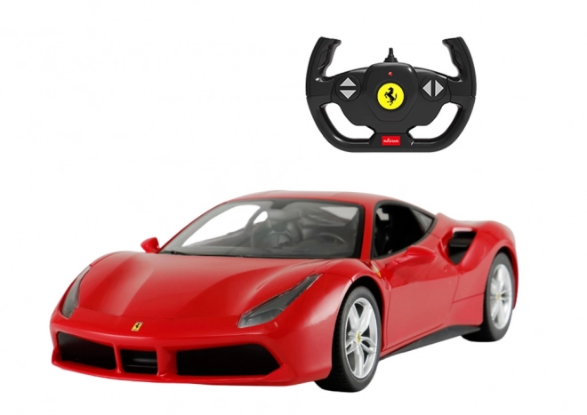 Daljinsko vodeni Ferrari 488 GTB rdeč