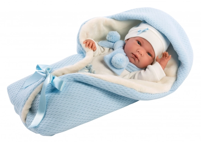 Llorens M738-61 oblek za punčko dojenčka NOVOROJENČEK velikosti 40-42 cm