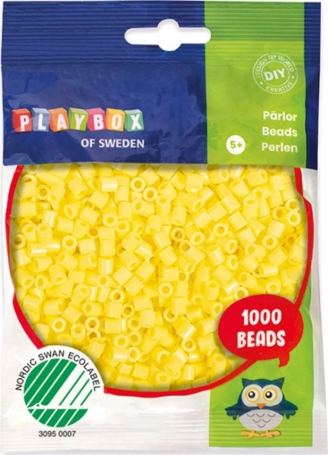 Likalne kroglice pastelno rumene 1000 kosov