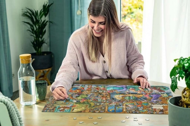 Sestavljanka 2D 1000 Ravensburger Sever v knjižnici