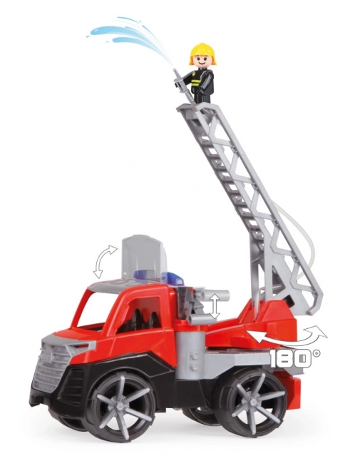 Avto Truxx 2 gasilci brizgajo vodo plastika 29cm s figurico